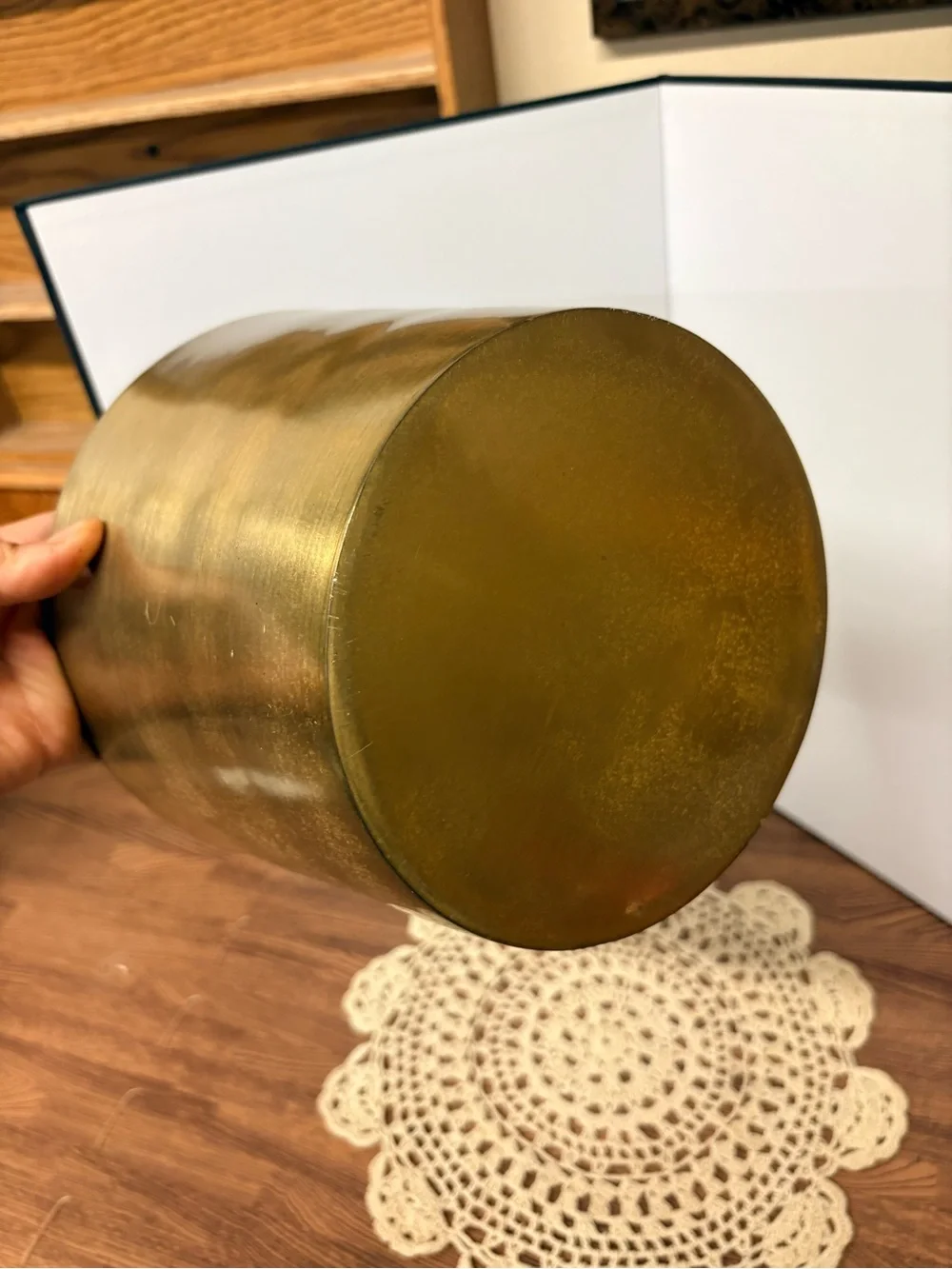Vintage Metallic Gold Decorative Vase